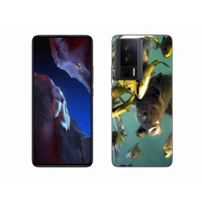 Gelový obal mmCase na Xiaomi Poco F5 Pro - hejno ryb