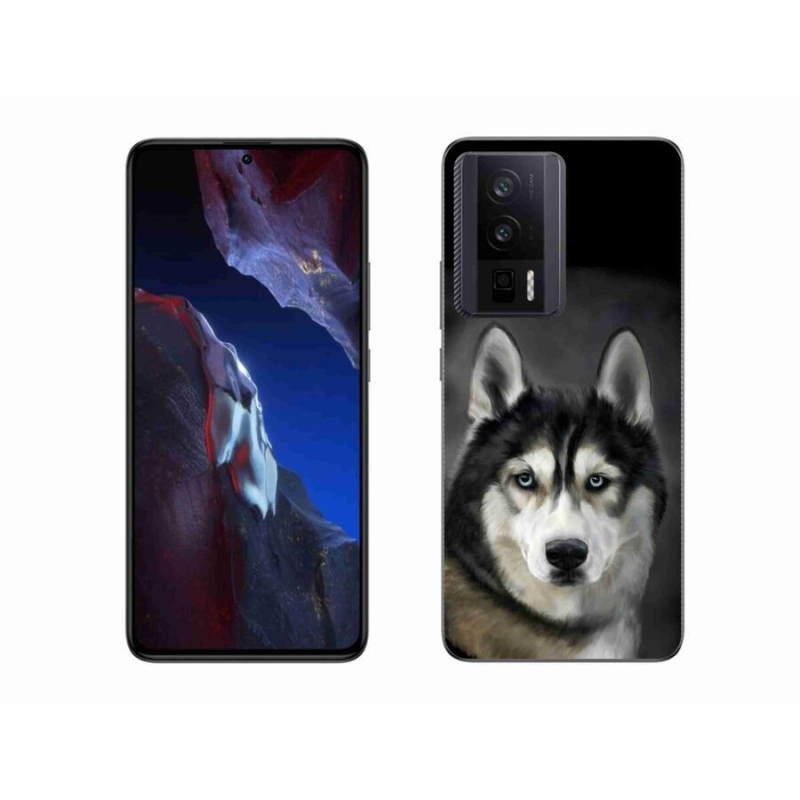 Gelový obal mmCase na Xiaomi Poco F5 Pro - husky