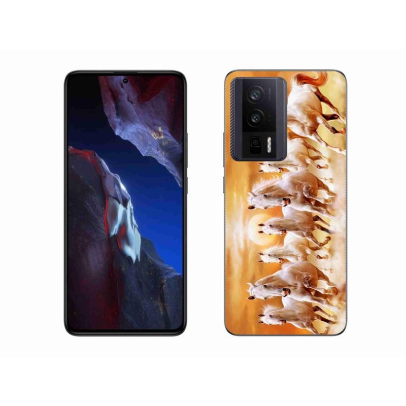 Gelový obal mmCase na Xiaomi Poco F5 Pro - koně 2