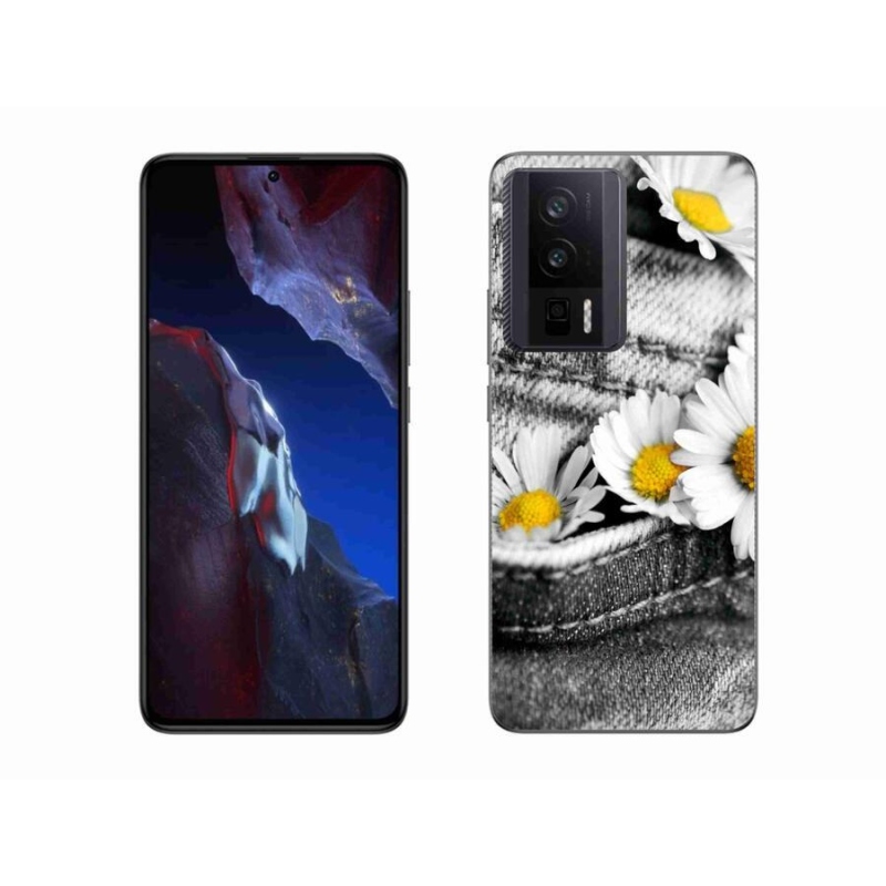 Gelový obal mmCase na Xiaomi Poco F5 Pro - kopretiny