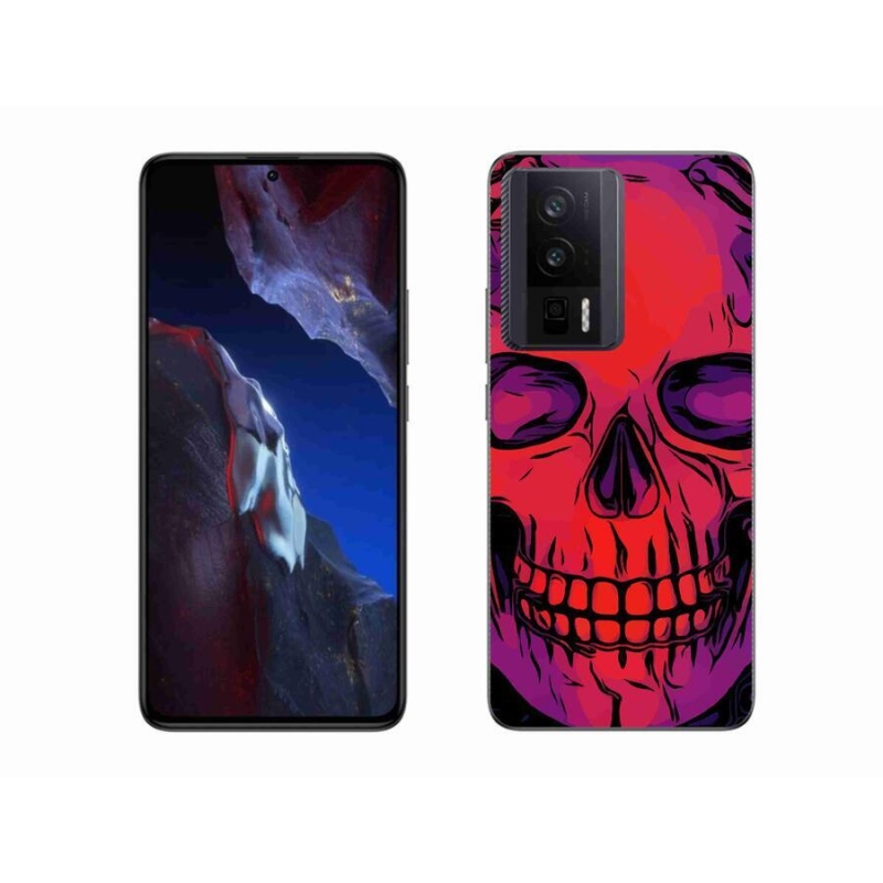 Gelový obal mmCase na Xiaomi Poco F5 Pro - lebka