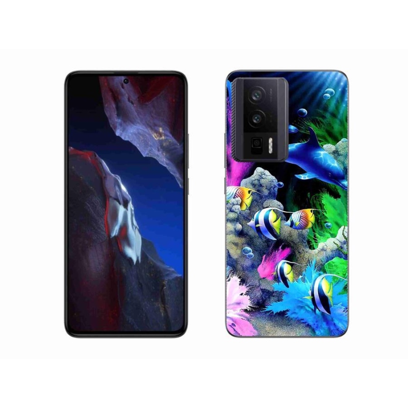 Gelový obal mmCase na Xiaomi Poco F5 Pro - mořský svět