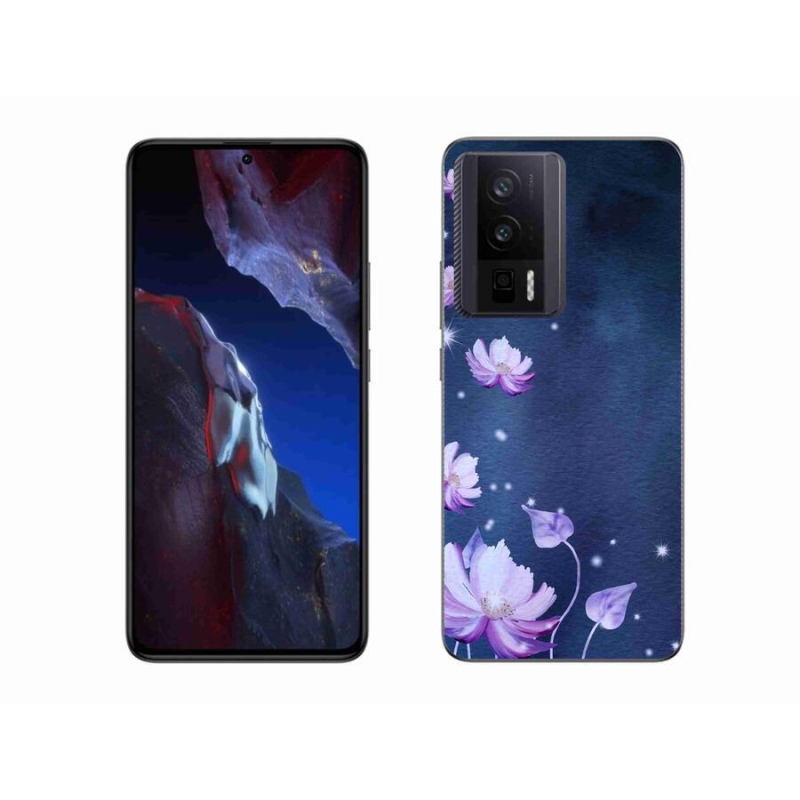 Gelový obal mmCase na Xiaomi Poco F5 Pro - padající květy