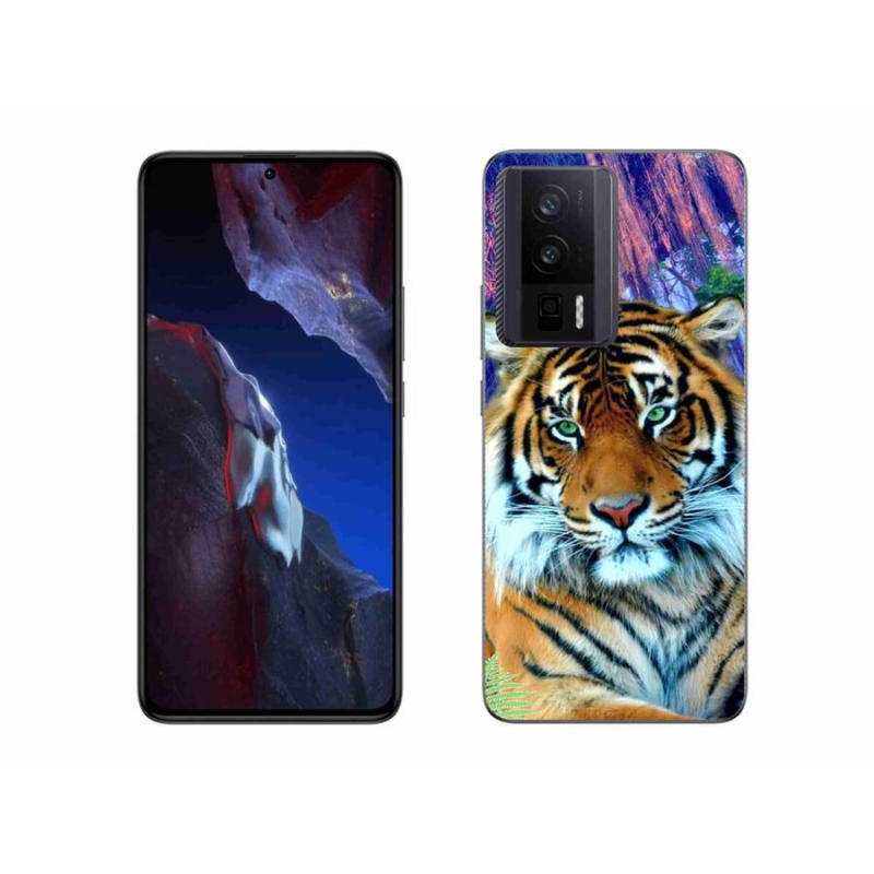 Gelový obal mmCase na Xiaomi Poco F5 Pro - tygr
