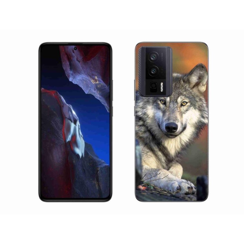 Gelový obal mmCase na Xiaomi Poco F5 Pro - vlk