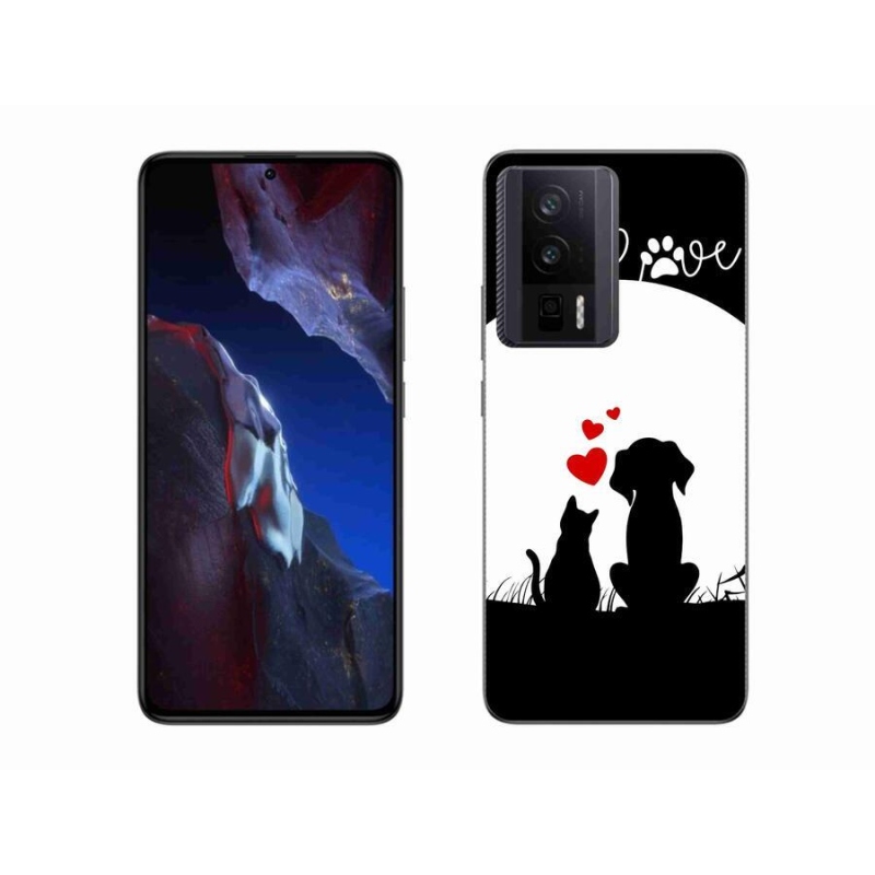 Gelový obal mmCase na Xiaomi Poco F5 Pro - zvířecí láska