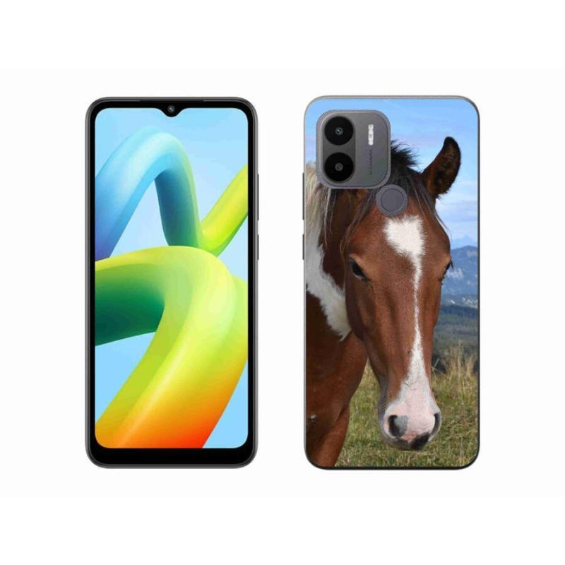 Gelový obal mmCase na Xiaomi Redmi A1+/A2+ - hnědý kůň