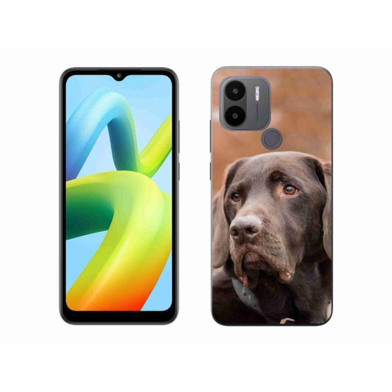 Gelový obal mmCase na Xiaomi Redmi A1+/A2+ - hnědý labrador