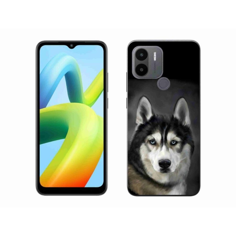 Gelový obal mmCase na Xiaomi Redmi A1+/A2+ - husky
