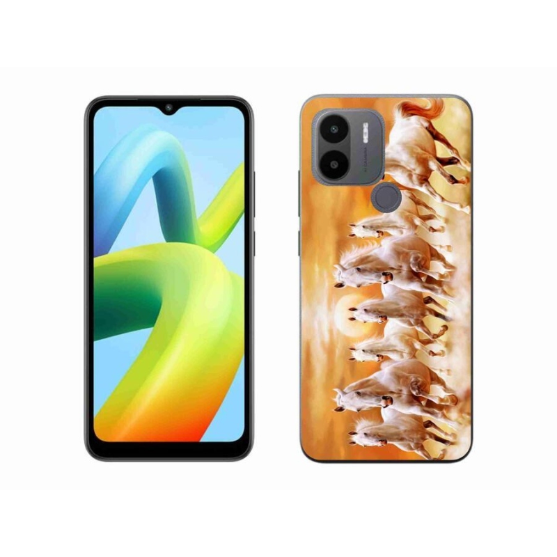 Gelový obal mmCase na Xiaomi Redmi A1+/A2+ - koně 2