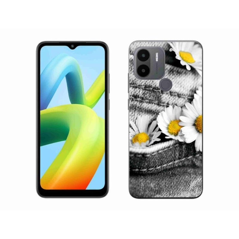 Gelový obal mmCase na Xiaomi Redmi A1+/A2+ - kopretiny