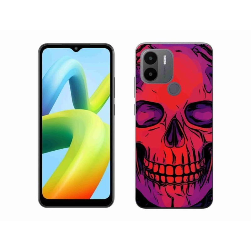 Gelový obal mmCase na Xiaomi Redmi A1+/A2+ - lebka
