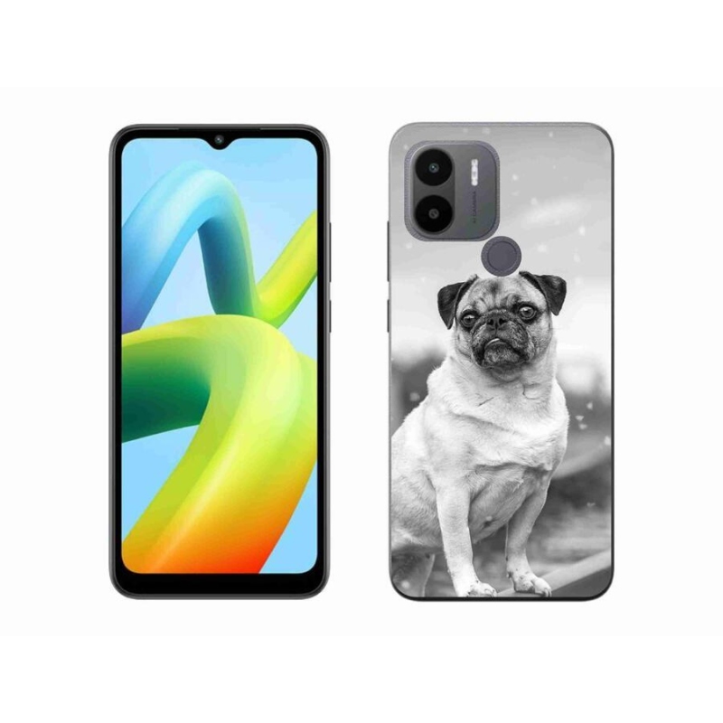 Gelový obal mmCase na Xiaomi Redmi A1+/A2+ - mops