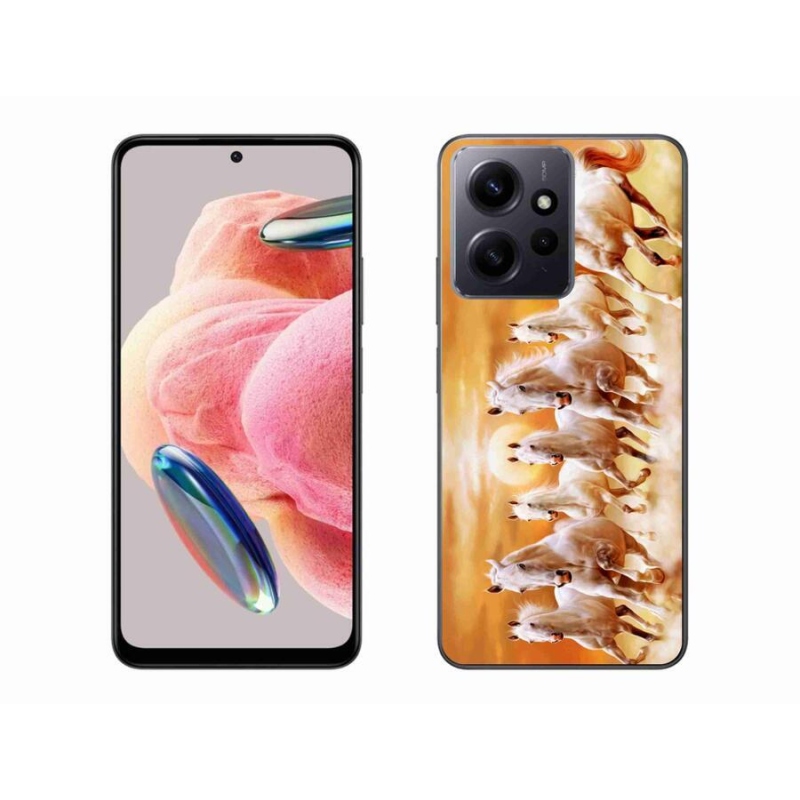 Gelový obal mmCase na Xiaomi Redmi Note 12 4G - koně 2