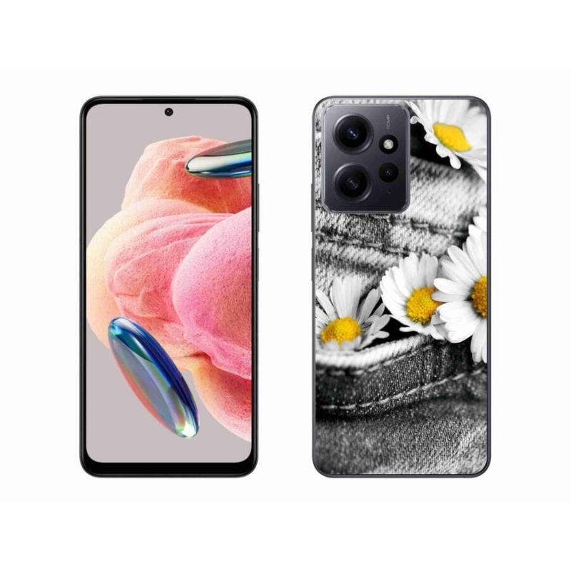 Gelový obal mmCase na Xiaomi Redmi Note 12 4G - kopretiny