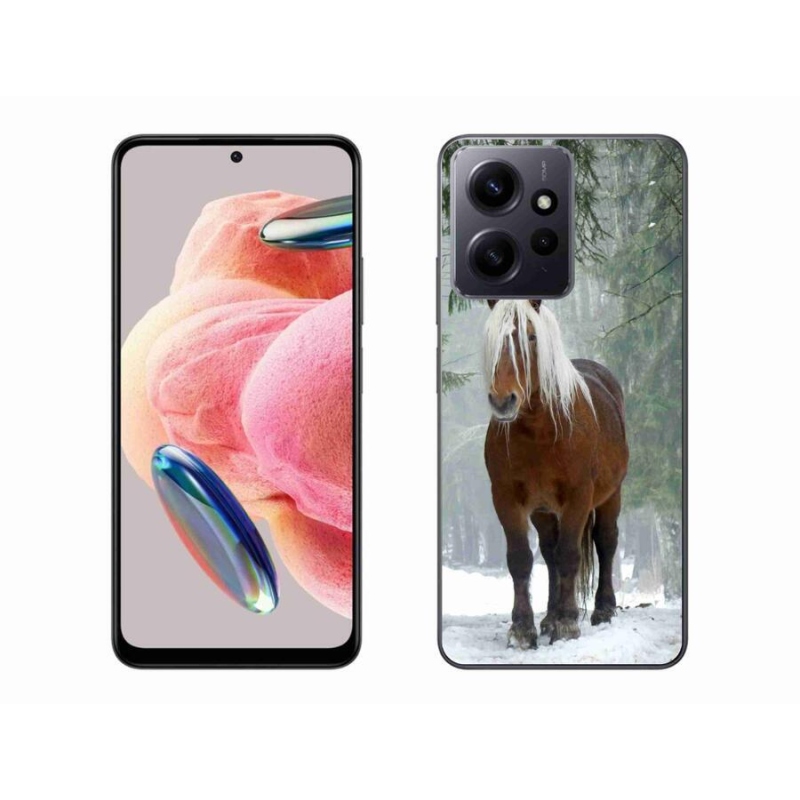 Gelový obal mmCase na Xiaomi Redmi Note 12 4G - kůň v lese