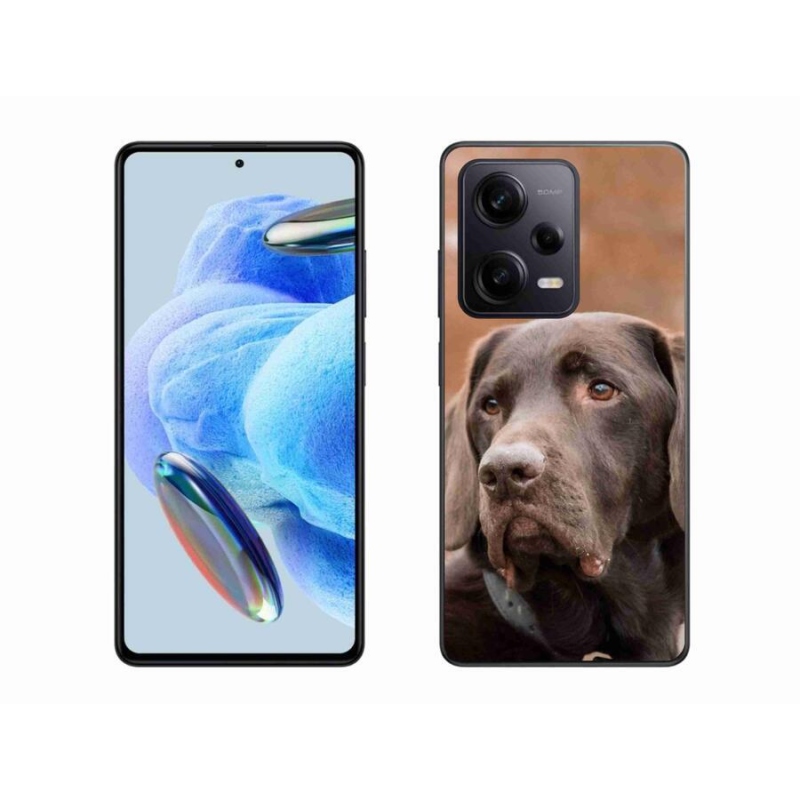 Gelový obal mmCase na Xiaomi Redmi Note 12 Pro+ 5G - hnědý labrador