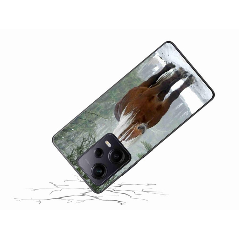 Gelový obal mmCase na Xiaomi Redmi Note 12 Pro+ 5G - kůň v lese