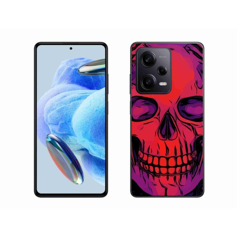 Gelový obal mmCase na Xiaomi Redmi Note 12 Pro+ 5G - lebka