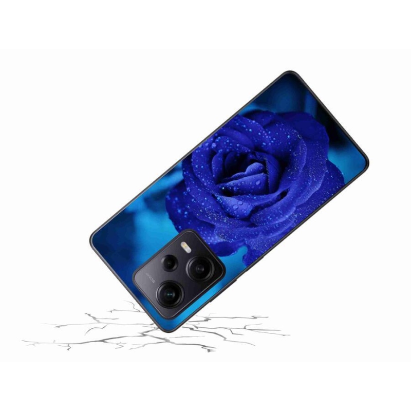 Gelový obal mmCase na Xiaomi Redmi Note 12 Pro+ 5G - modrá růže