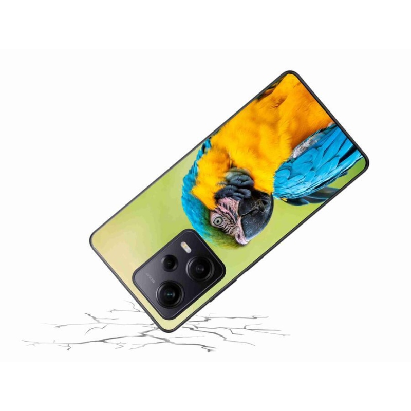 Gelový obal mmCase na Xiaomi Redmi Note 12 Pro+ 5G - papoušek ara 2