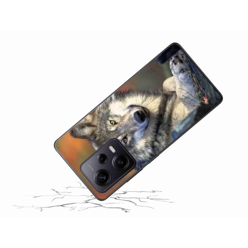 Gelový obal mmCase na Xiaomi Redmi Note 12 Pro+ 5G - vlk