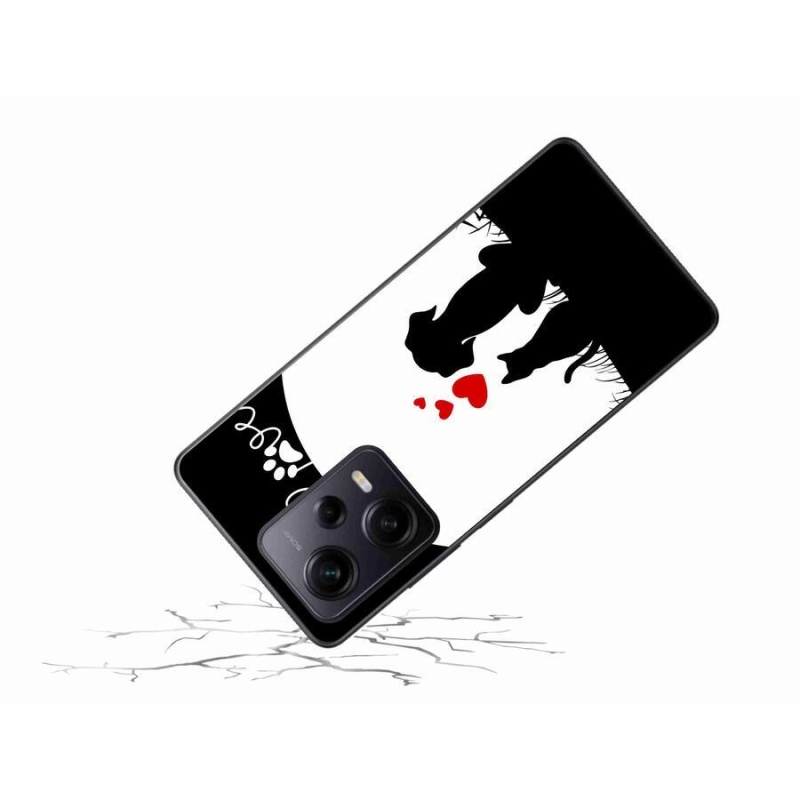Gelový obal mmCase na Xiaomi Redmi Note 12 Pro+ 5G - zvířecí láska
