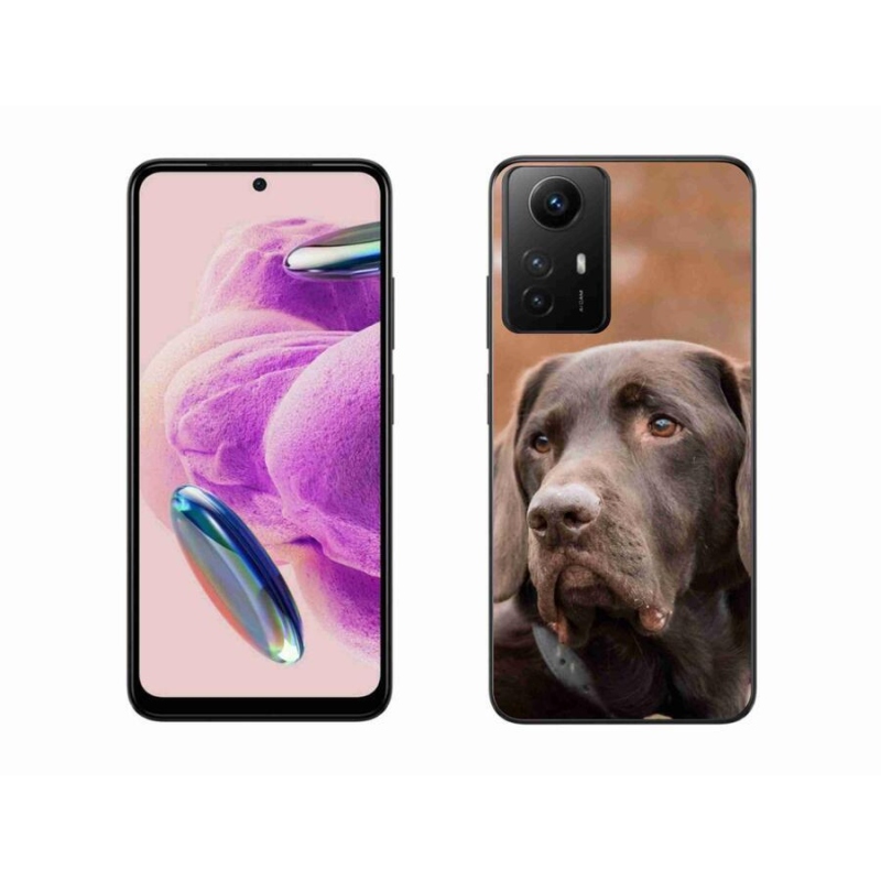 Gelový obal mmCase na Xiaomi Redmi Note 12S - hnědý labrador