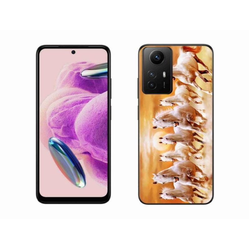 Gelový obal mmCase na Xiaomi Redmi Note 12S - koně 2