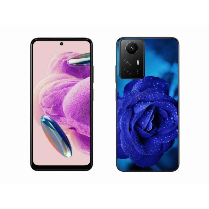 Gelový obal mmCase na Xiaomi Redmi Note 12S - modrá růže