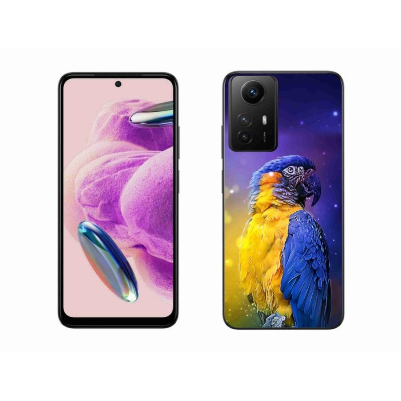 Gelový obal mmCase na Xiaomi Redmi Note 12S - papoušek ara 1