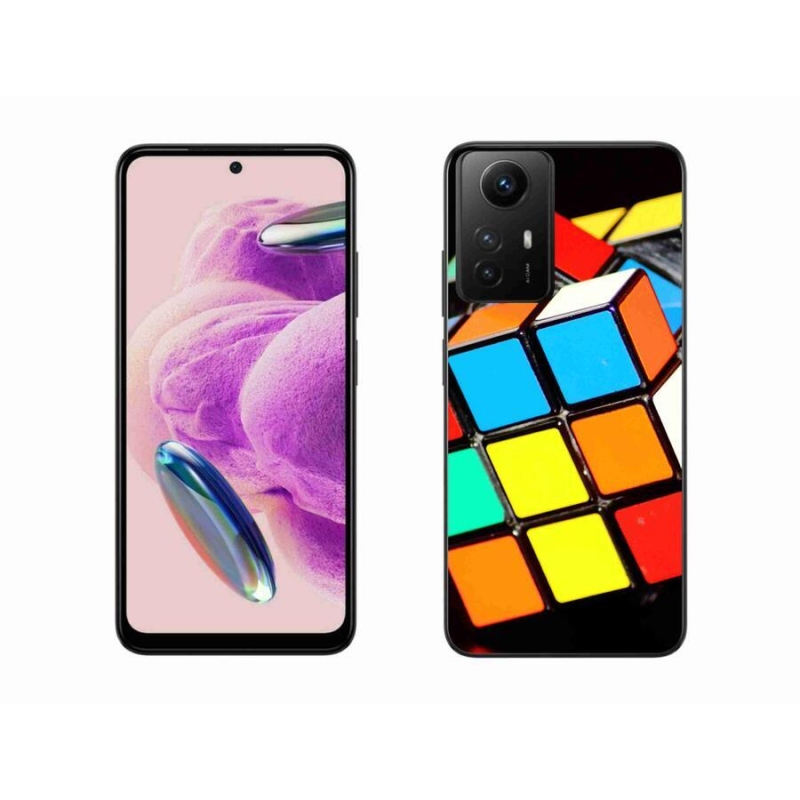 Gelový obal mmCase na Xiaomi Redmi Note 12S - rubikova kostka