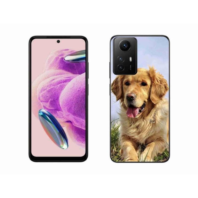 Gelový obal mmCase na Xiaomi Redmi Note 12S - zlatý retrívr