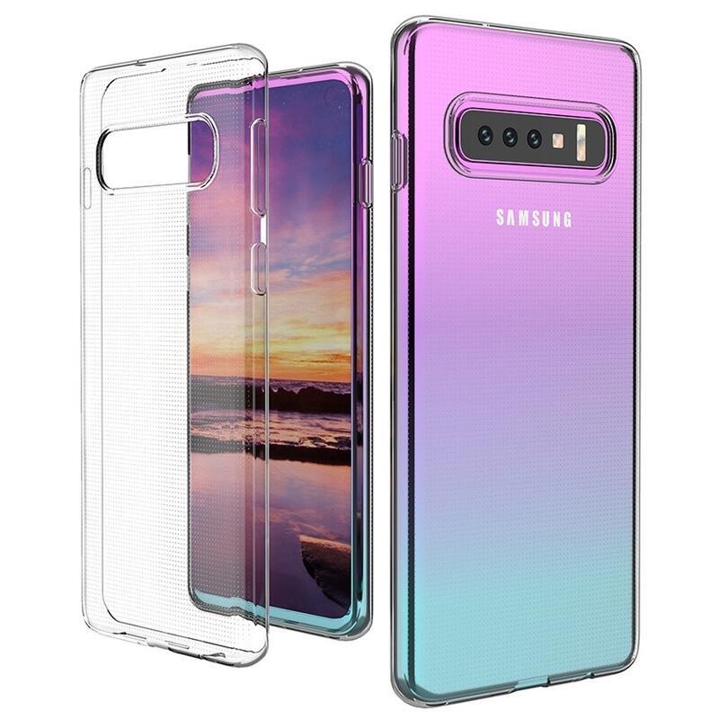 Gelový obal na mobil Samsung Galaxy S10 - průhledný