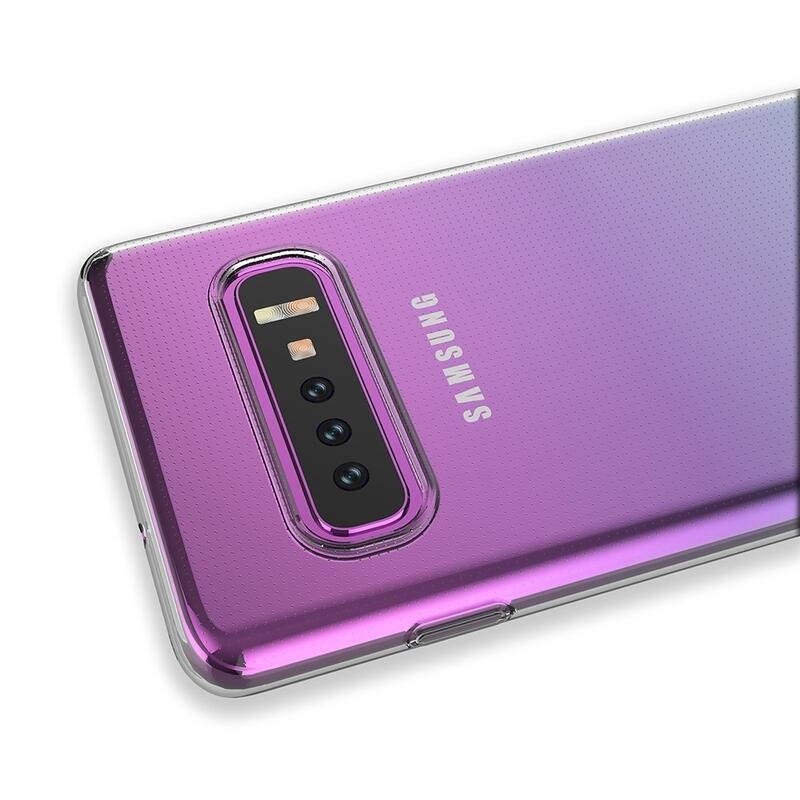 Gelový obal na mobil Samsung Galaxy S10 - průhledný