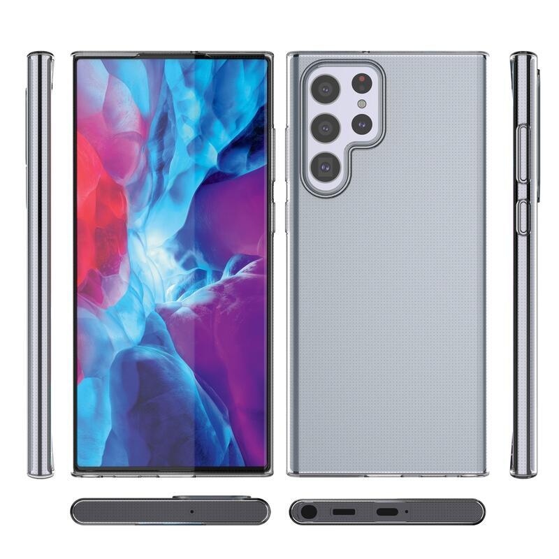 Gelový obal na mobil Samsung Galaxy S22 Ultra 5G - průhledný
