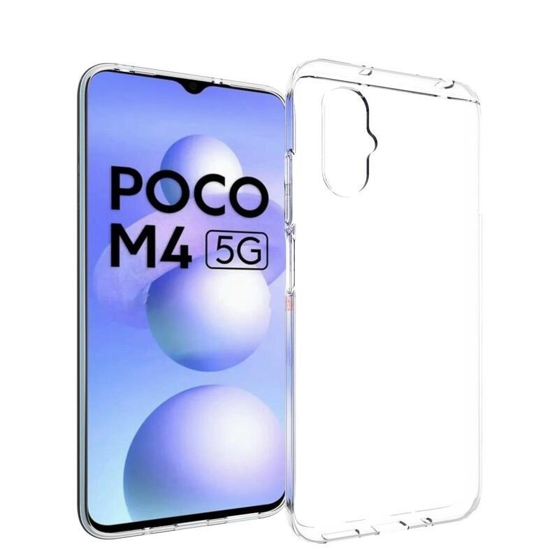 Gelový obal na mobil Xiaomi Poco M4 5G - průhledný