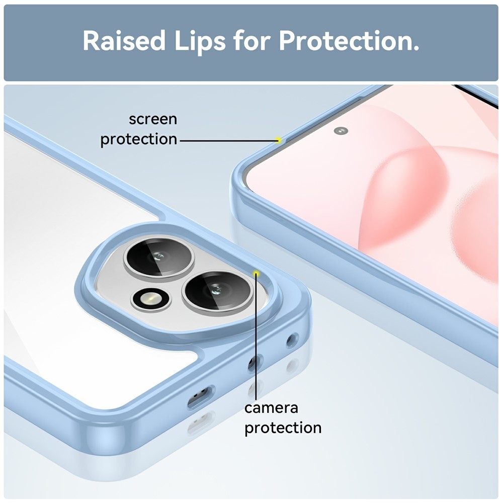 Gelový obal s pevnými zády na Honor 400 - modrý