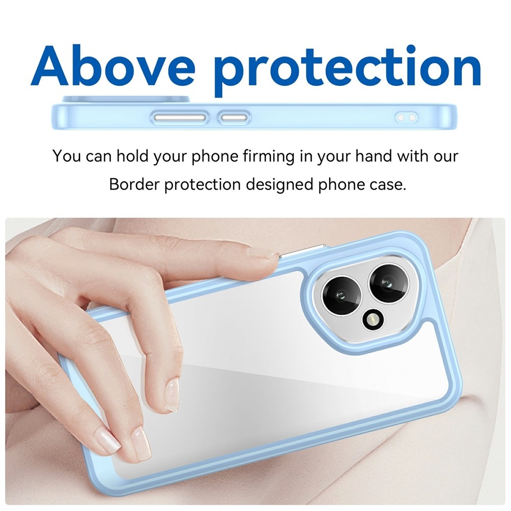 Gelový obal s pevnými zády na Honor 400 - modrý