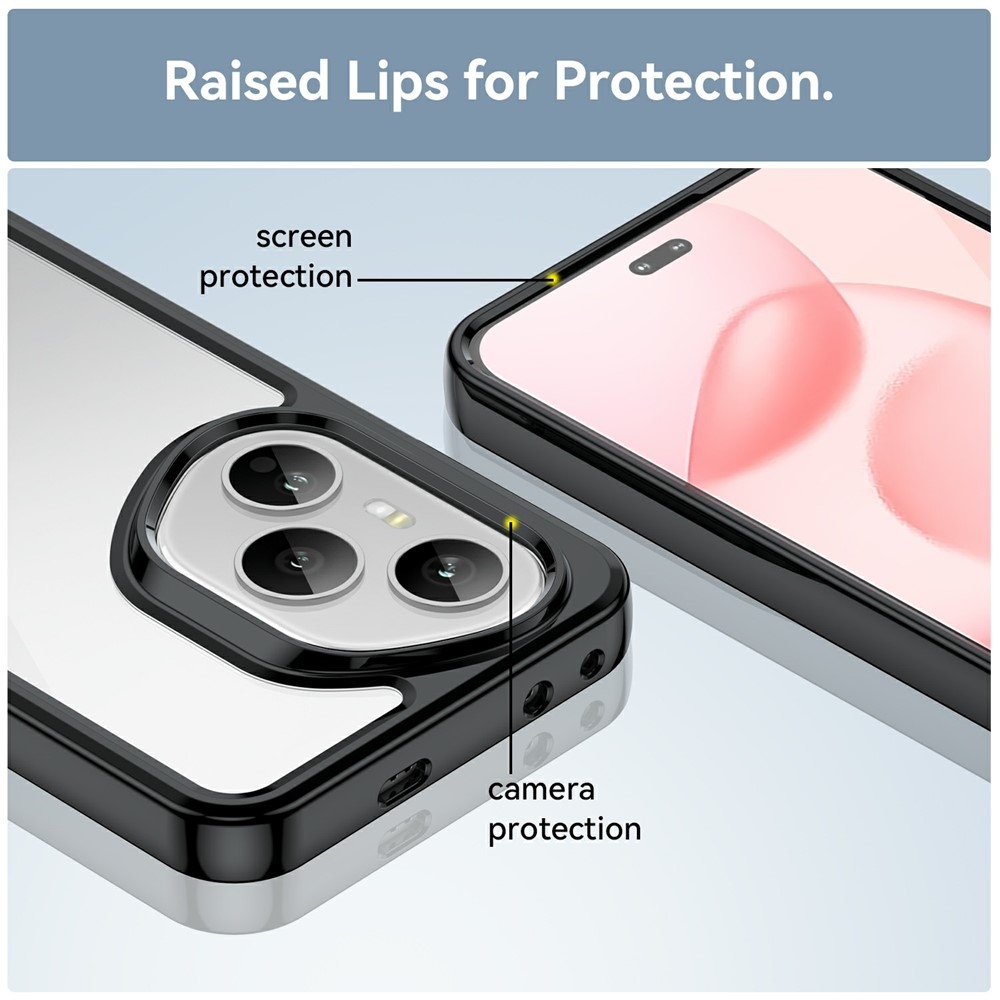 Gelový obal s pevnými zády na Honor 400 Pro - černý