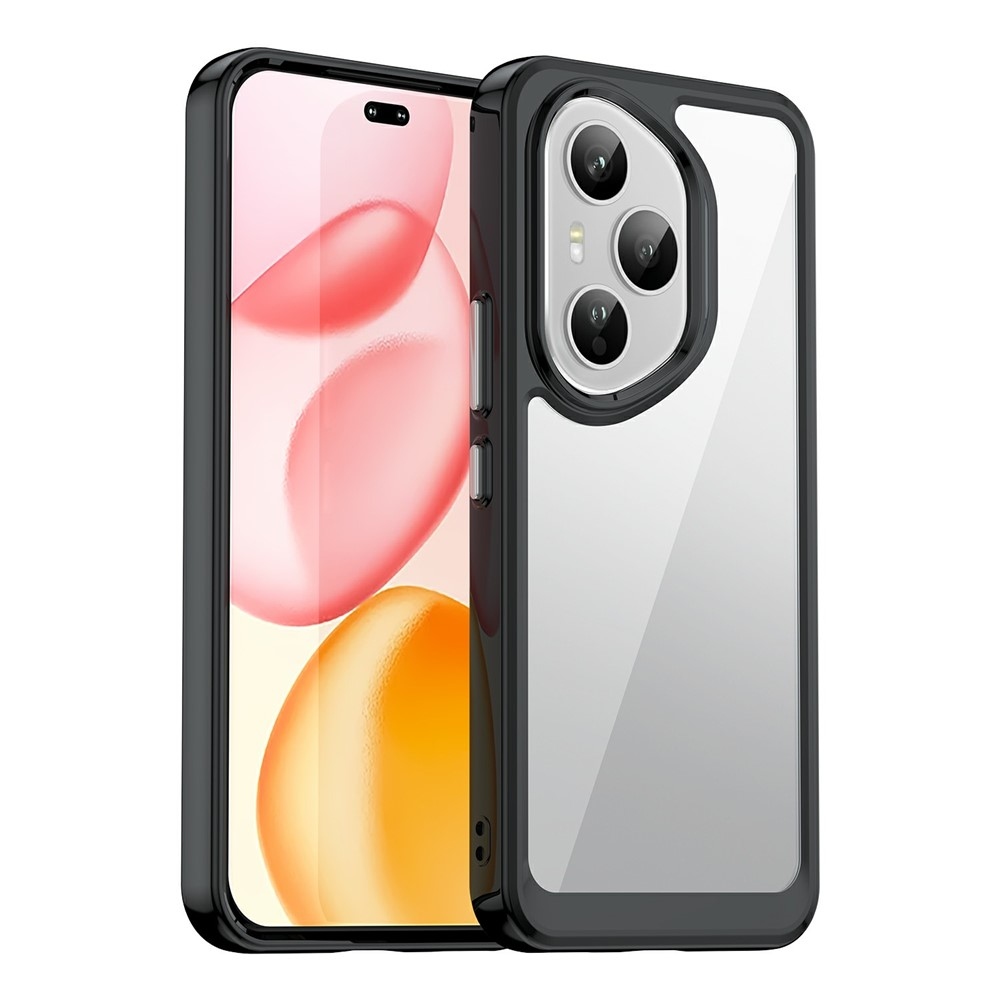 Gelový obal s pevnými zády na Honor 400 Pro - černý