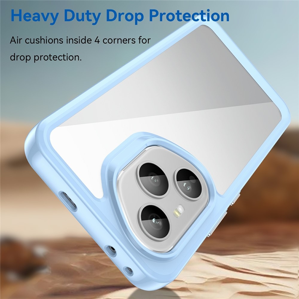 Gelový obal s pevnými zády na Honor 400 Pro - modrý