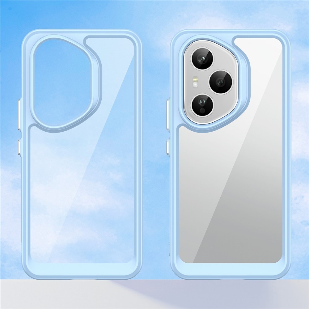 Gelový obal s pevnými zády na Honor 400 Pro - modrý