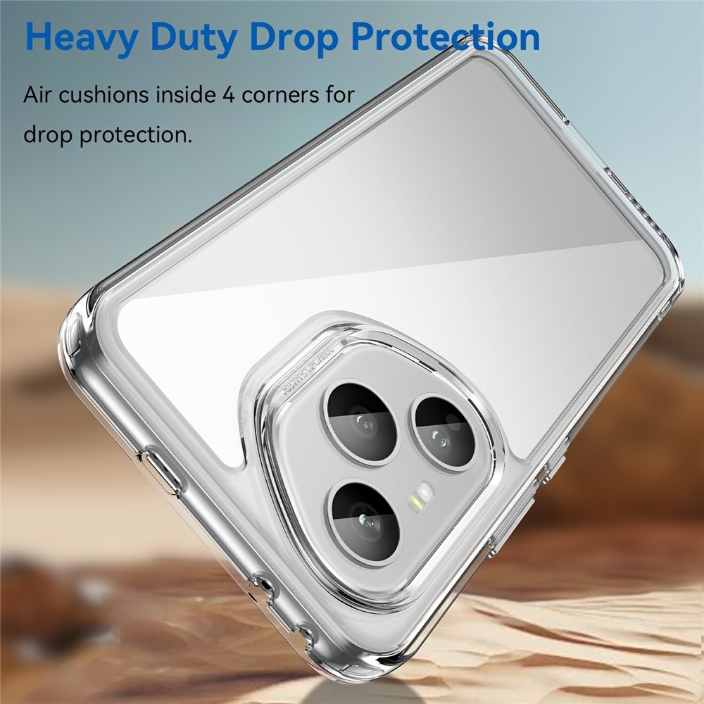 Gelový obal s pevnými zády na Honor 400 Pro - průhledný