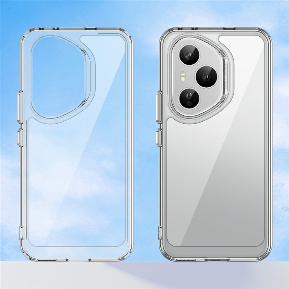 Gelový obal s pevnými zády na Honor 400 Pro - průhledný