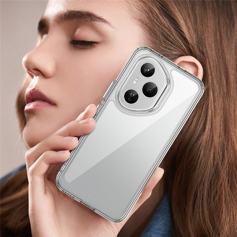 Gelový obal s pevnými zády na Honor 400 Pro - průhledný