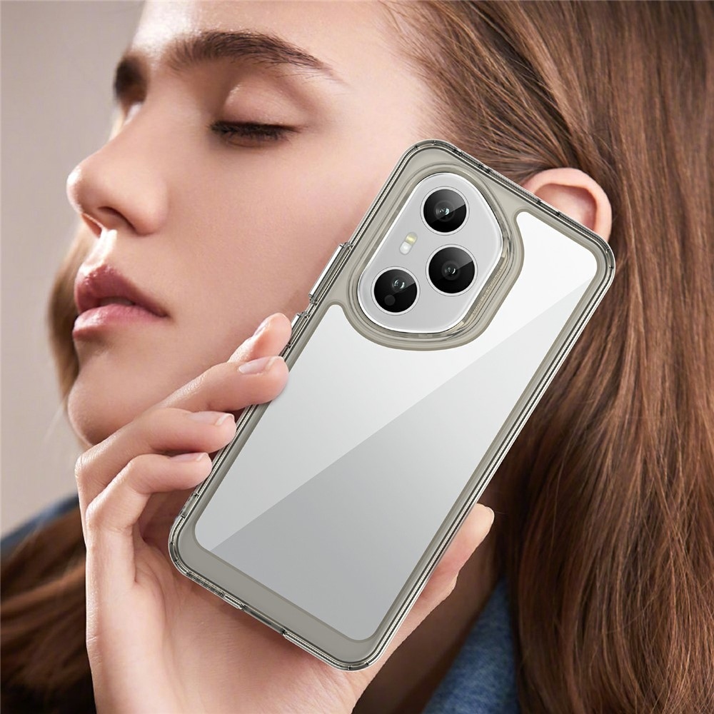 Gelový obal s pevnými zády na Honor 400 Pro - šedý