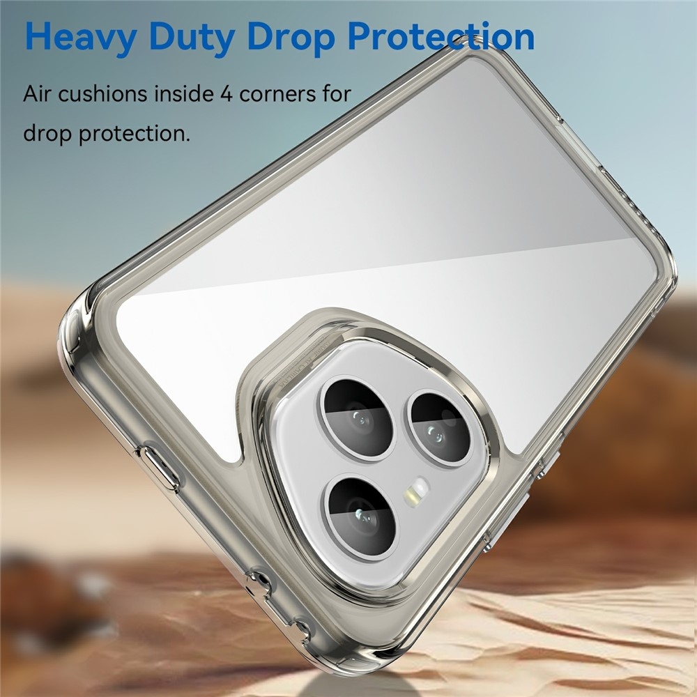 Gelový obal s pevnými zády na Honor 400 Pro - šedý