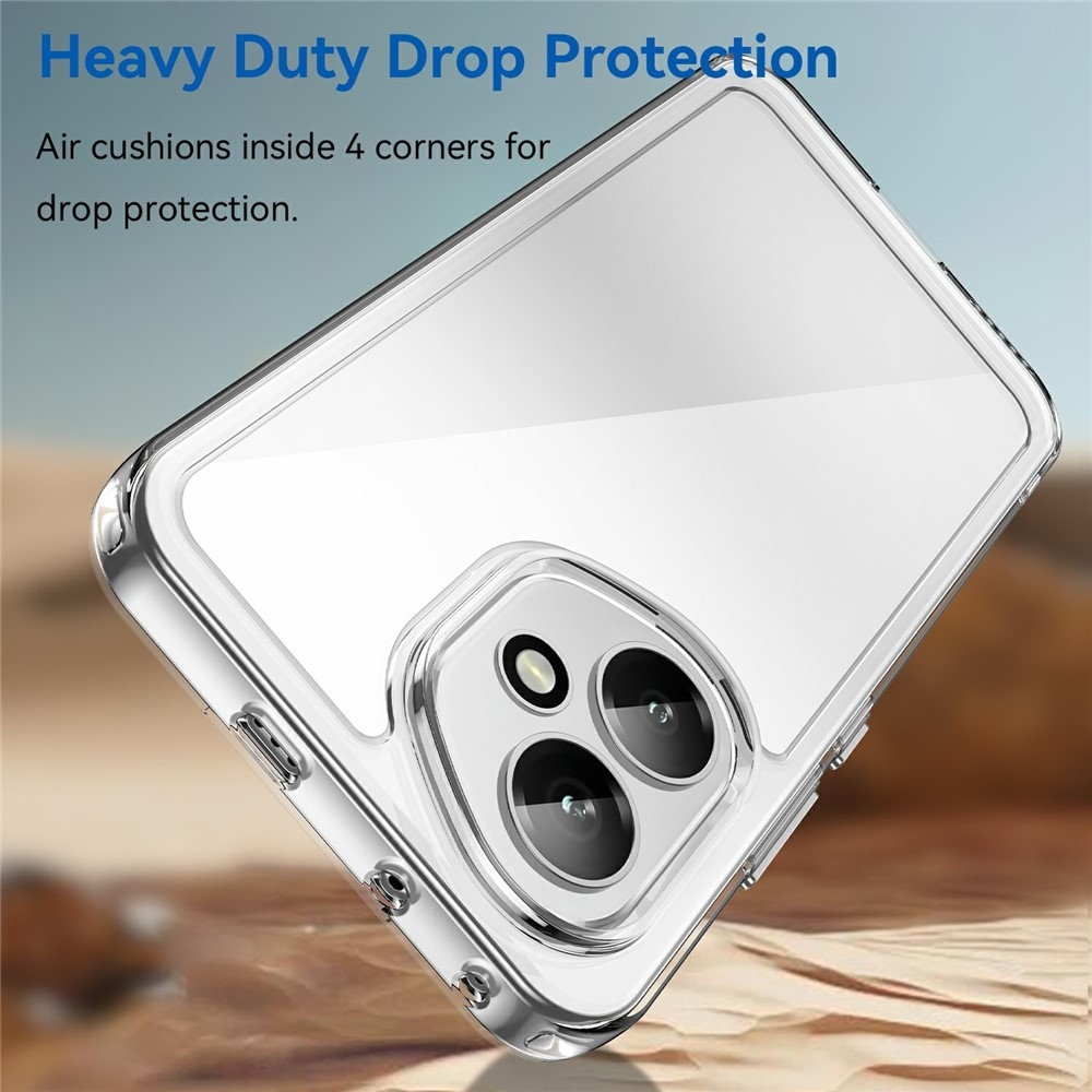 Gelový obal s pevnými zády na Honor 400 - průhledný