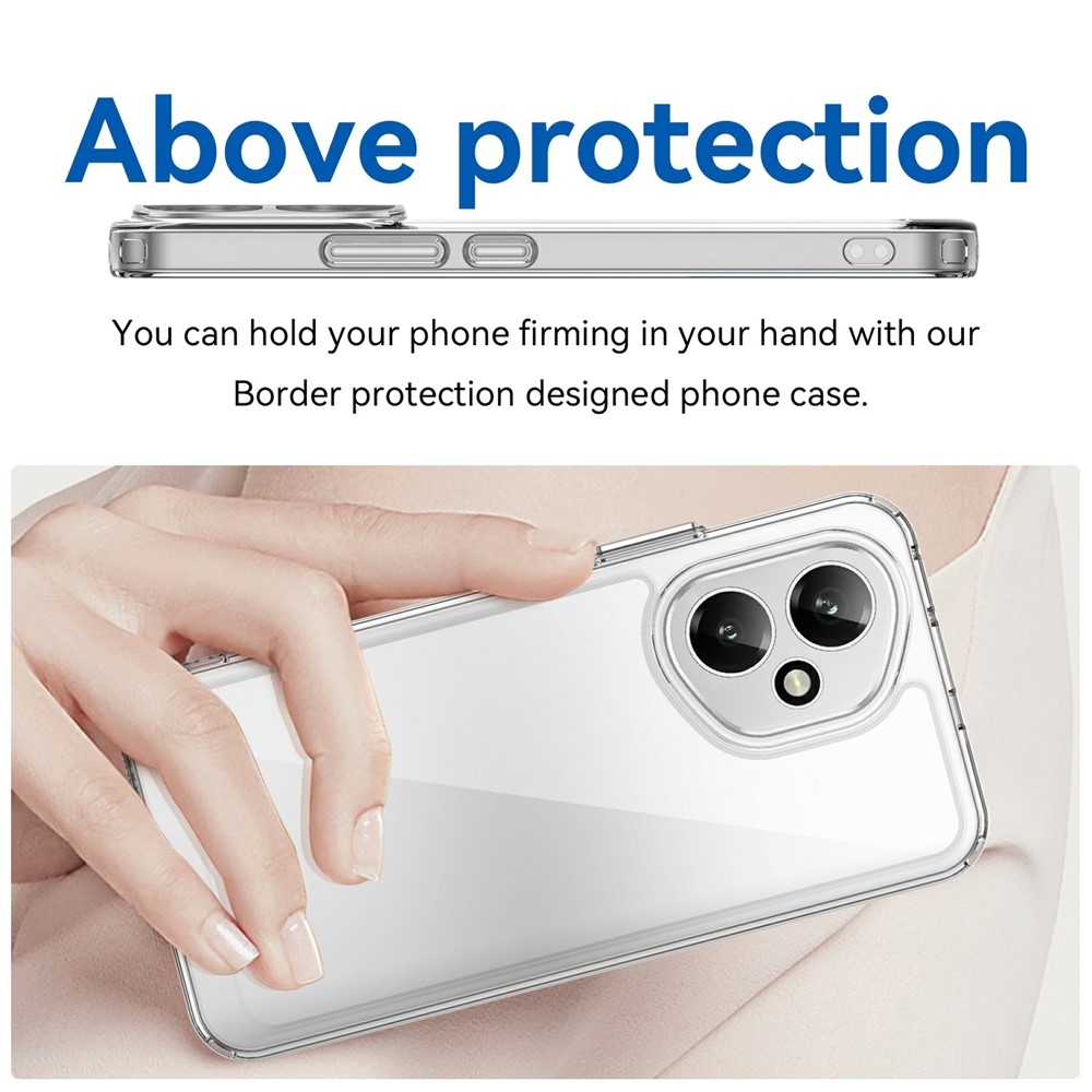 Gelový obal s pevnými zády na Honor 400 - průhledný